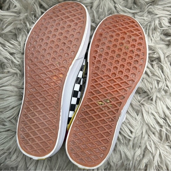 VANS Old Skool Crazy Checks multi color lace up sneakers women’s shoe size 7.5 - Picture 7 of 9